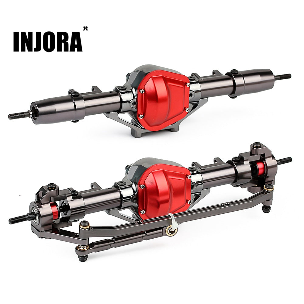 [Clearance Sale] INJORA CNC Metal Front / Rear Axle for 1/10 RC Rock Crawler Axial SCX10 (YQCQ-01)