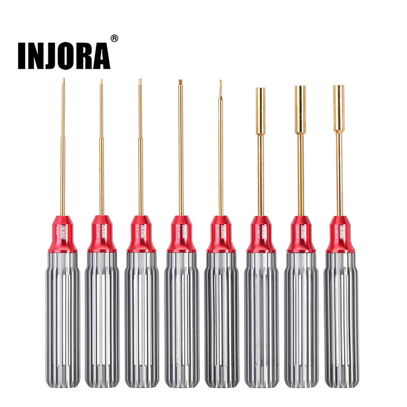 [Clearance Sale] INJORA HSS Hex Screwdriver Nut Driver Tools Kit for 1/18 1/24 SCX24 AX24 TRX4M FCX24