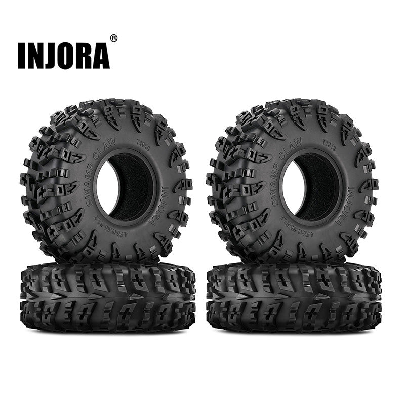 [Clearance Sale]INJORA S3 Swamp Claw 1.9" 4.75" OD M/T Tires (4) (120*42mm)