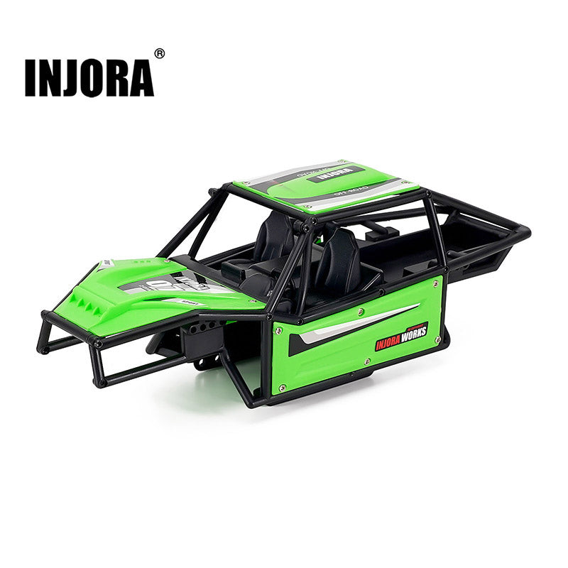 [Canada Clearance Deal] INJORA Nylon Rock Buggy Body Kit for 1/18 TRX4M, Fit Lay Down Servos Only