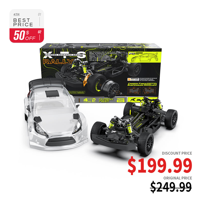 1/10 Carbon Fiber RC Rally Car XTS-F10 Roller(Without Electric Parts)