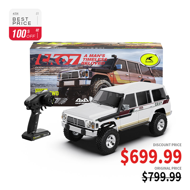 1/7 Scale 4WD Brushless RTR RC Crawler TK07