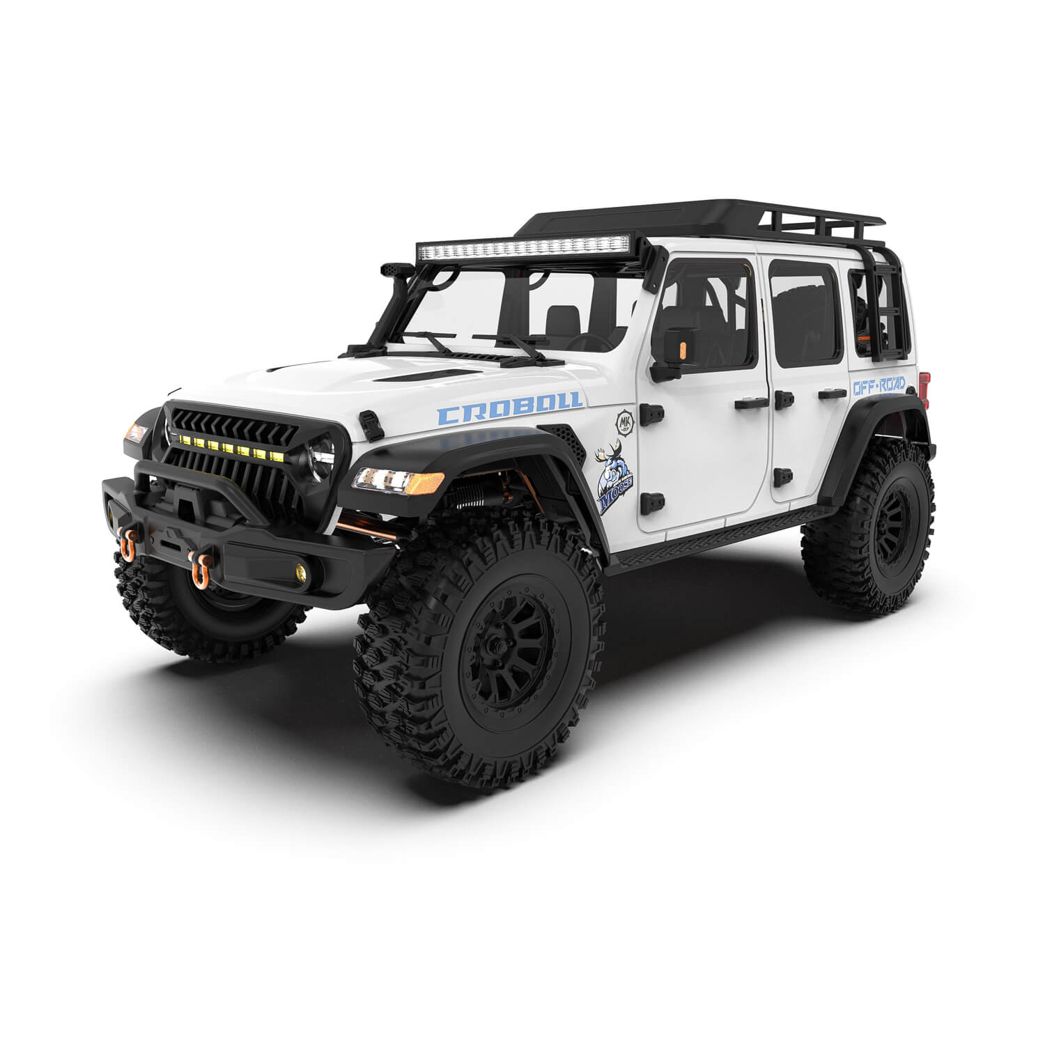 1/7 Scale 4WD Brushless RTR RC Crawler MK-07 White 3 1/7 Scale 4WD Brushless RTR RC Crawler MK-07 White