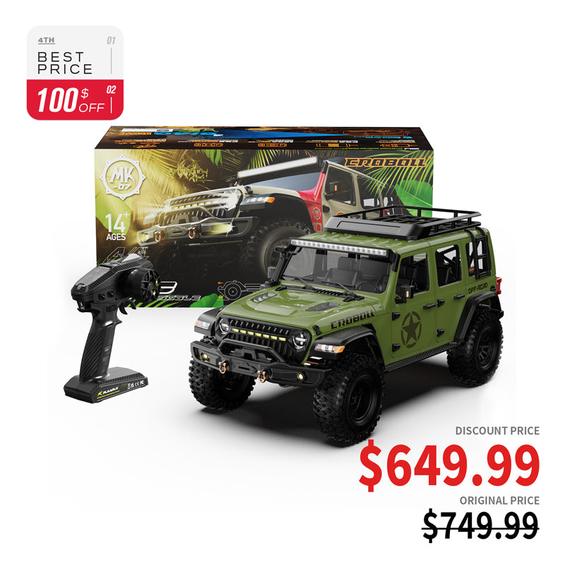 1/7 Scale 4WD Brushless RTR RC Crawler MK-07