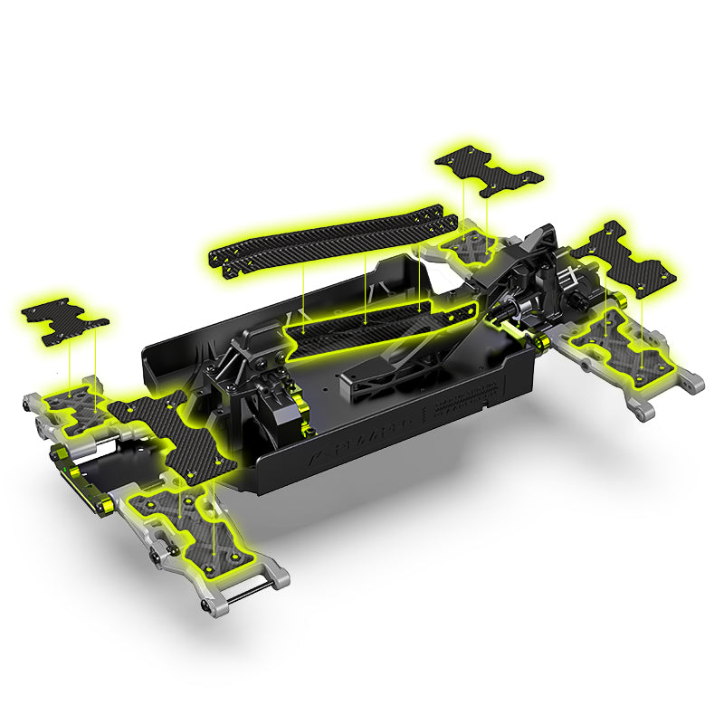 Rlaarlo Carbon Fiber Monster Truck Roller Version(Without electric parts) 6 Rlaarlo Carbon Fiber Monster Truck Roller Version(Without electric parts)