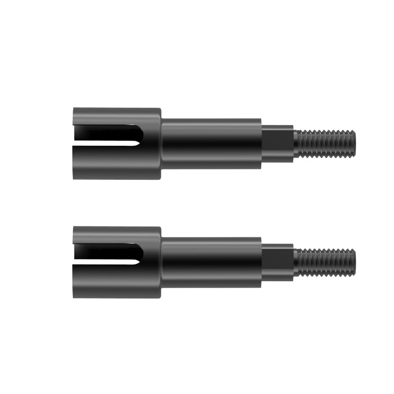 Carbon Steel Rear Wheel Axle for Rear Dog Bone For 1:12 & 1:14Scale (2PCS)