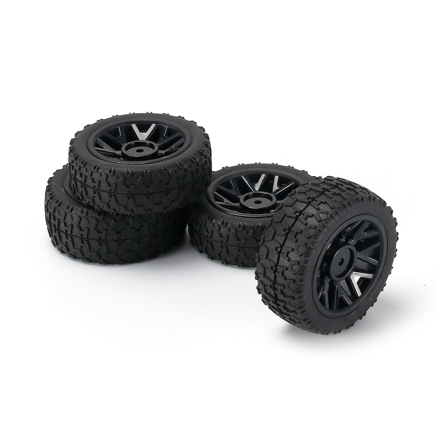 1/14 Buggy Pre-mounted Tire (4 PCS), Wheel Replacement
