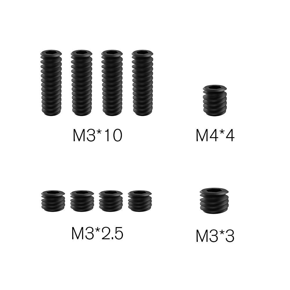 Set Screw M3*10 M3*2.5 M3*3 M4*4 Spare Part for RC Car Parts