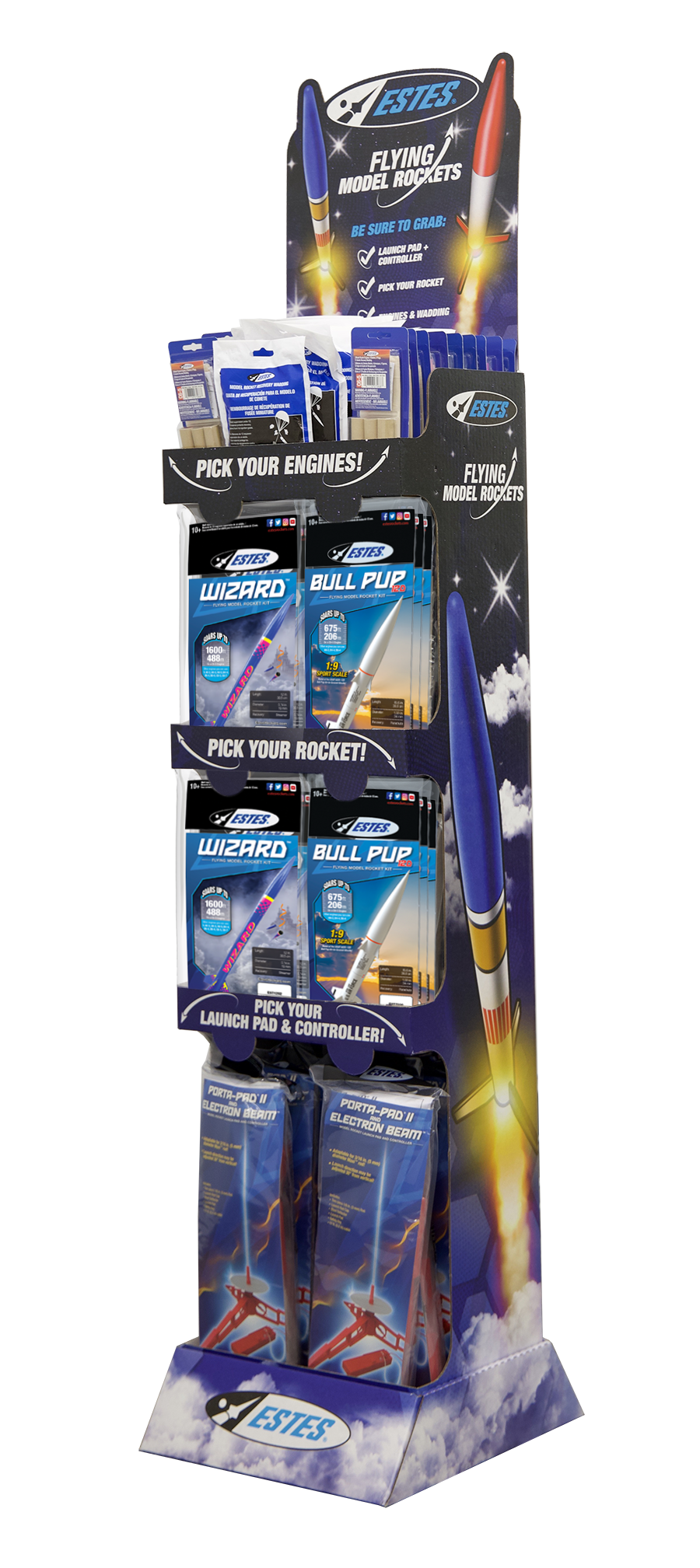 Point of Purchase (POP) Wizard & Bull Display Stand