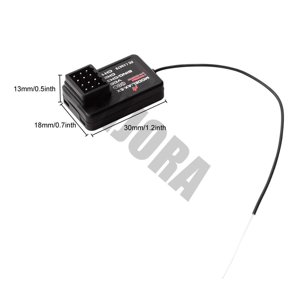 3CH 2.4GHz RC Receiver for AX5S Transmitter 3 3CH 2.4GHz RC Receiver for AX5S Transmitter