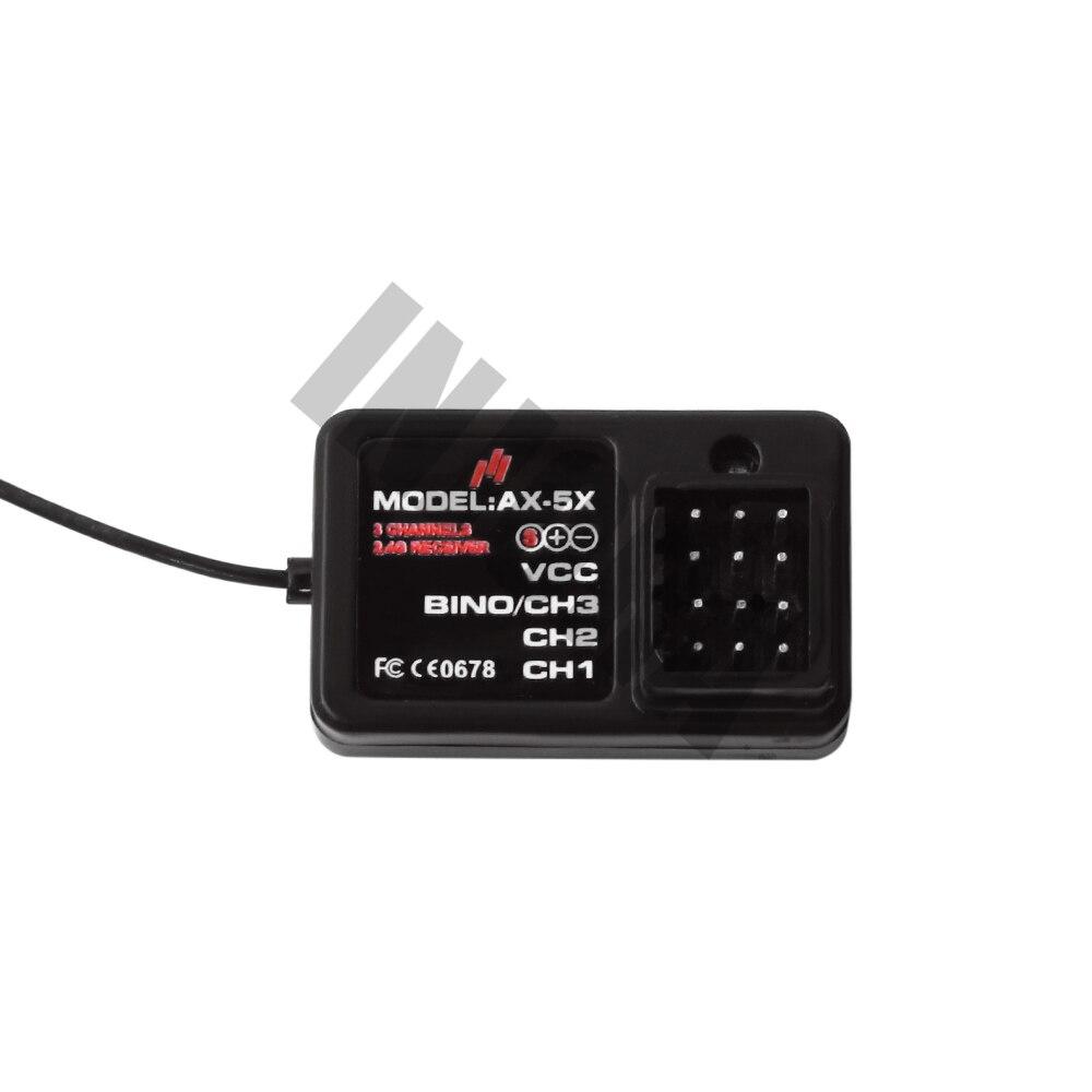 3CH 2.4GHz RC Receiver for AX5S Transmitter 4 3CH 2.4GHz RC Receiver for AX5S Transmitter