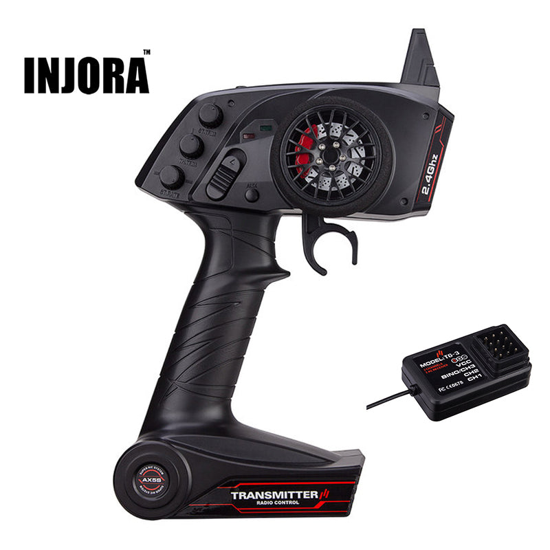 AX5S 3CH 2.4GHz RC Controller Digital Transmitter with Receiver for RC Car