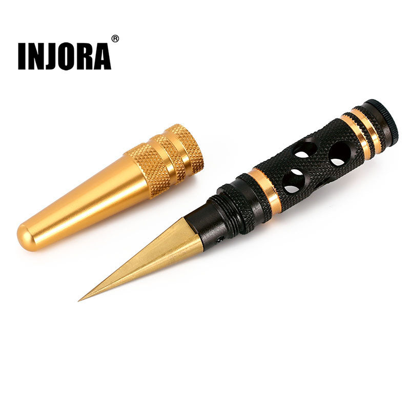 INJORA 0-14mm Steel Reamer Body Shell Hole Opener for RC Car Model DIY Modified Tool