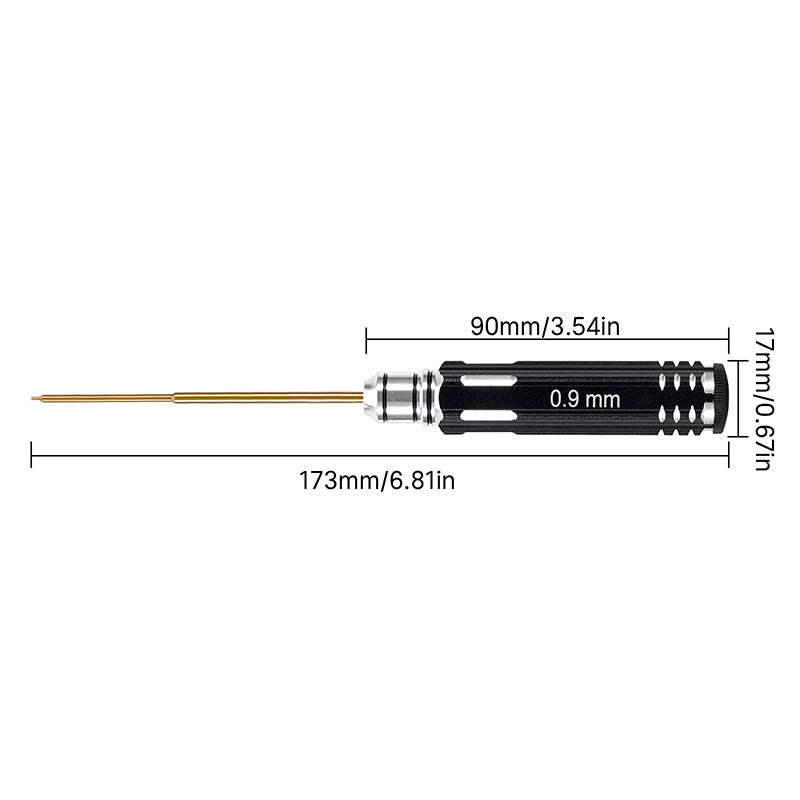 INJORA 0.04" 0.9mm Hexagon Screwdriver for 1/24 1/18 RC Crawlers 3 INJORA 0.04" 0.9mm Hexagon Screwdriver for 1/24 1/18 RC Crawlers