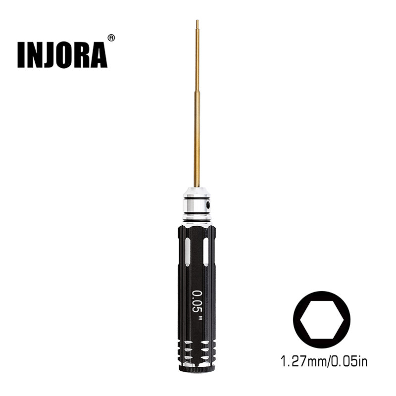 INJORA 0.05" 1.27mm Hex Screwdriver Tool for Axial SCX24 AX24