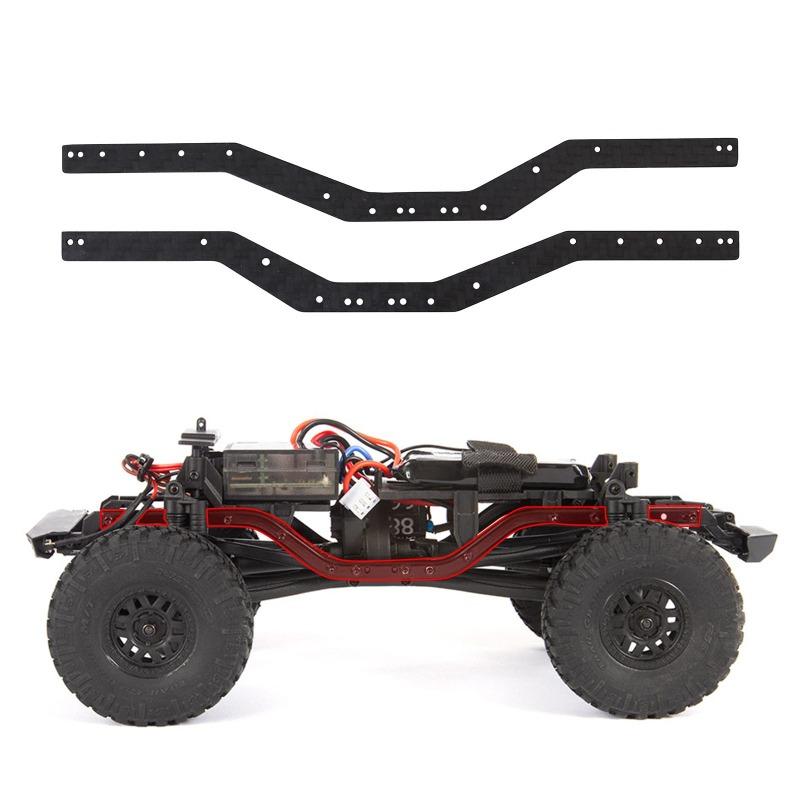 INJORA 1 Pair Carbon Fiber Girders, Chassis Frame Rails for Axial SCX24 3 INJORA 1 Pair Carbon Fiber Girders, Chassis Frame Rails for Axial SCX24
