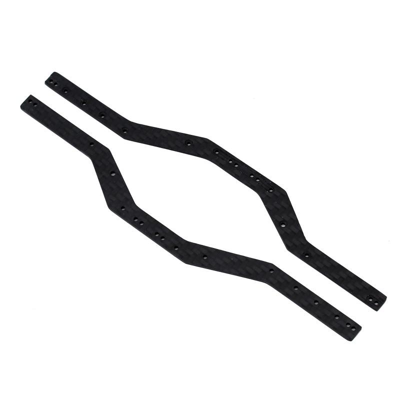 INJORA 1 Pair Carbon Fiber Girders, Chassis Frame Rails for Axial SCX24 4 INJORA 1 Pair Carbon Fiber Girders, Chassis Frame Rails for Axial SCX24