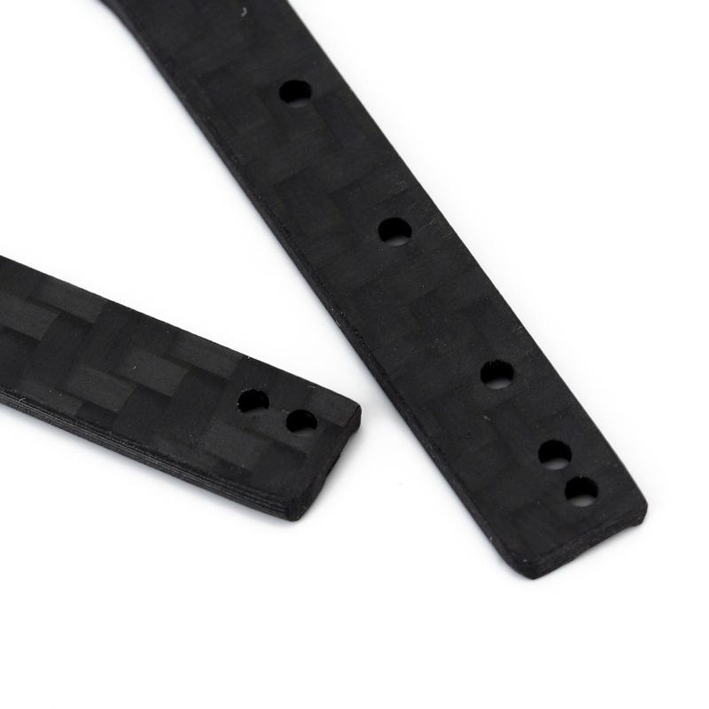 INJORA 1 Pair Carbon Fiber Girders, Chassis Frame Rails for Axial SCX24 5 INJORA 1 Pair Carbon Fiber Girders, Chassis Frame Rails for Axial SCX24