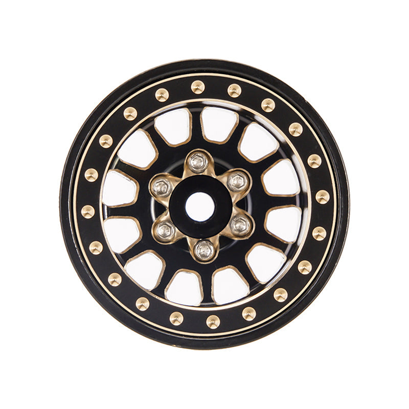 INJORA 1.0 Plus 12-Spoke Brass Beadlock Wheels 42g/pcs offset -3.75mm for 1/18 1/24 RC Crawler (4) (W1101) 21 INJORA 1.0 Plus 12-Spoke Brass Beadlock Wheels 42g/pcs offset -3.75mm for 1/18 1/24 RC Crawler (4) (W1101)