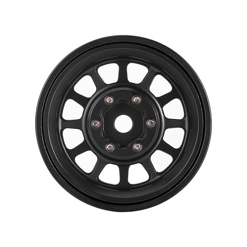 INJORA 1.0 Plus 12-Spoke Brass Beadlock Wheels 42g/pcs offset -3.75mm for 1/18 1/24 RC Crawler (4) (W1101) 22 INJORA 1.0 Plus 12-Spoke Brass Beadlock Wheels 42g/pcs offset -3.75mm for 1/18 1/24 RC Crawler (4) (W1101)
