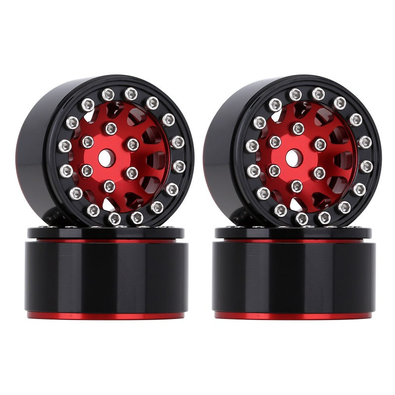 INJORA 1.0" 12-Spokes Beadlock Aluminum Wheel Rims for 1/24 RC Crawlers (4) (W1049) 11 INJORA 1.0" 12-Spokes Beadlock Aluminum Wheel Rims for 1/24 RC Crawlers (4) (W1049)