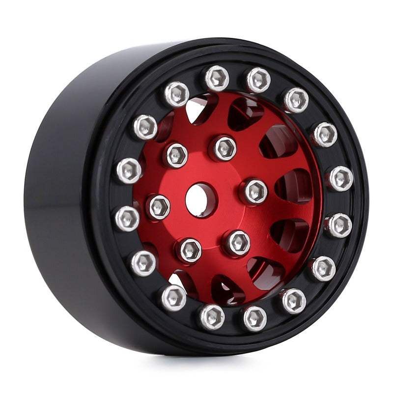 INJORA 1.0" 12-Spokes Beadlock Aluminum Wheel Rims for 1/24 RC Crawlers (4) (W1049) 12 INJORA 1.0" 12-Spokes Beadlock Aluminum Wheel Rims for 1/24 RC Crawlers (4) (W1049)