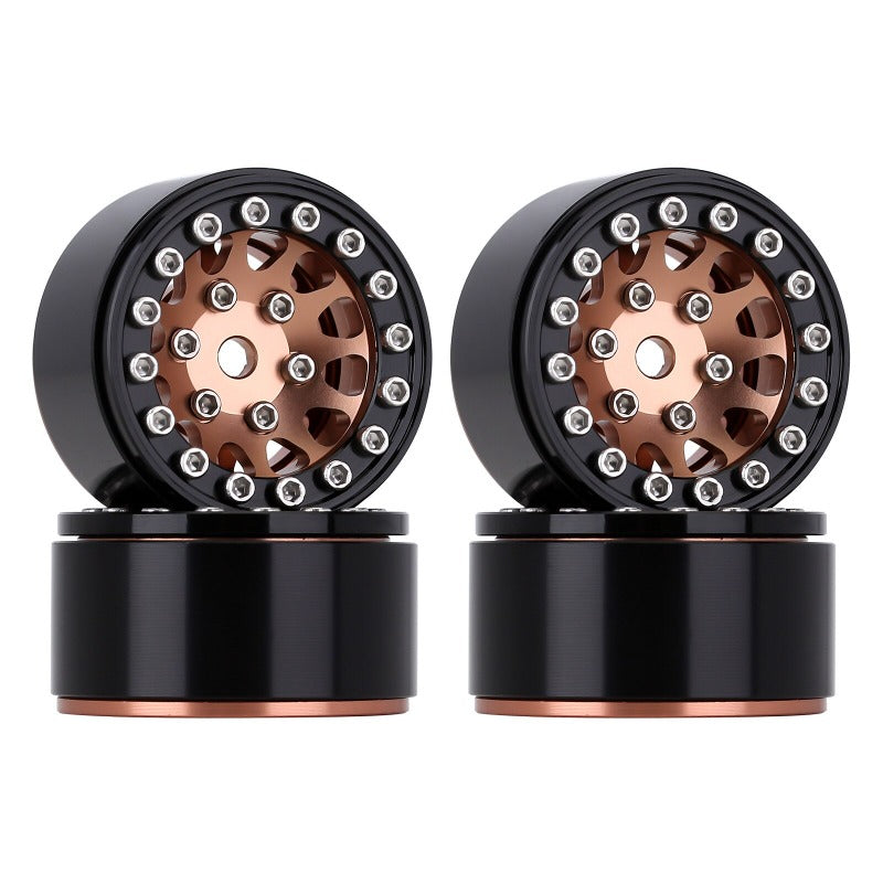 INJORA 1.0" 12-Spokes Beadlock Aluminum Wheel Rims for 1/24 RC Crawlers (4) (W1049) 15 INJORA 1.0" 12-Spokes Beadlock Aluminum Wheel Rims for 1/24 RC Crawlers (4) (W1049)