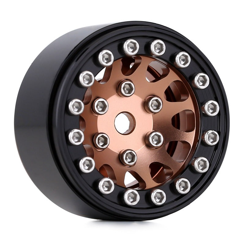 INJORA 1.0" 12-Spokes Beadlock Aluminum Wheel Rims for 1/24 RC Crawlers (4) (W1049) 16 INJORA 1.0" 12-Spokes Beadlock Aluminum Wheel Rims for 1/24 RC Crawlers (4) (W1049)