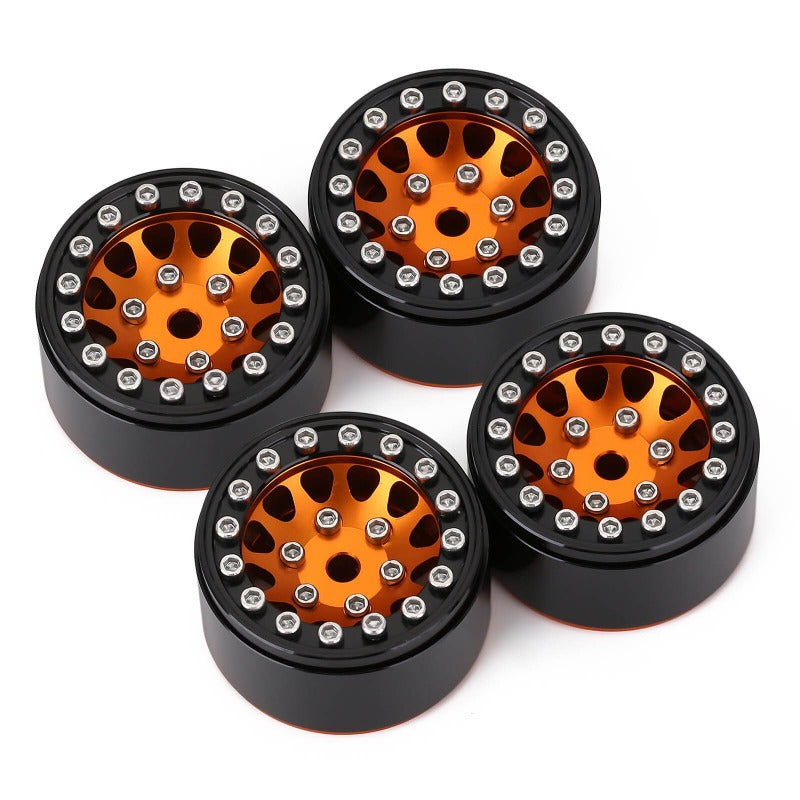INJORA 1.0" 12-Spokes Beadlock Aluminum Wheel Rims for 1/24 RC Crawlers (4) (W1049) 22 INJORA 1.0" 12-Spokes Beadlock Aluminum Wheel Rims for 1/24 RC Crawlers (4) (W1049)
