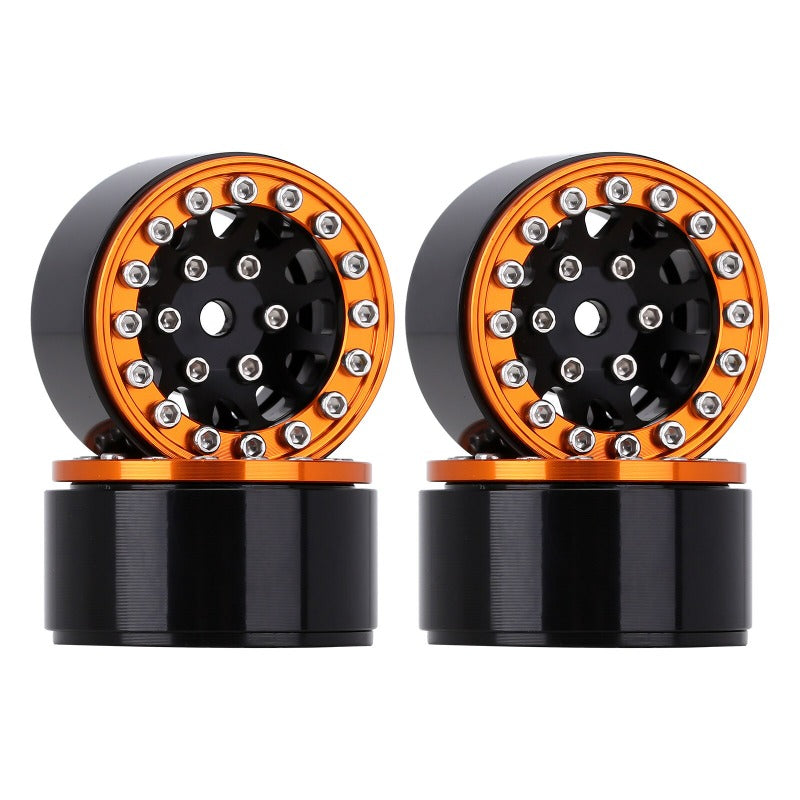 INJORA 1.0" 12-Spokes Beadlock Aluminum Wheel Rims for 1/24 RC Crawlers (4) (W1049) 23 INJORA 1.0" 12-Spokes Beadlock Aluminum Wheel Rims for 1/24 RC Crawlers (4) (W1049)