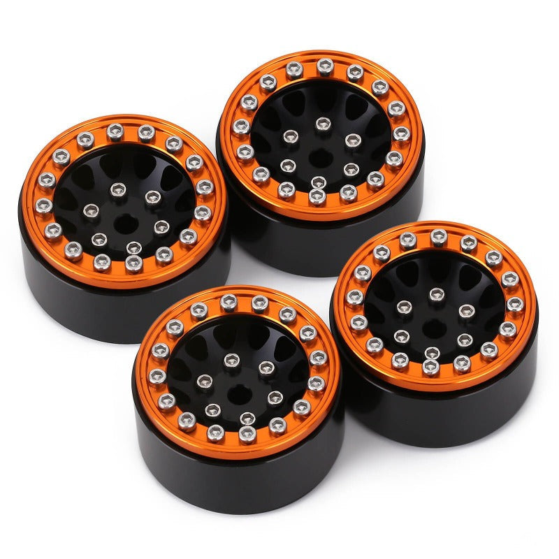 INJORA 1.0" 12-Spokes Beadlock Aluminum Wheel Rims for 1/24 RC Crawlers (4) (W1049) 26 INJORA 1.0" 12-Spokes Beadlock Aluminum Wheel Rims for 1/24 RC Crawlers (4) (W1049)
