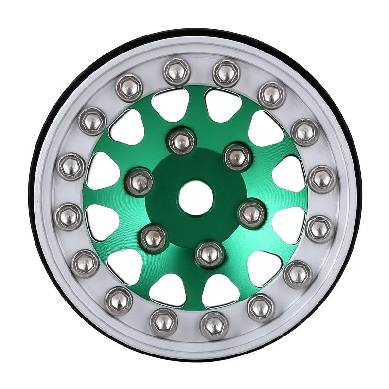 INJORA 1.0" 12-Spokes Beadlock Aluminum Wheel Rims for 1/24 RC Crawlers (4) (W1049) 32 INJORA 1.0" 12-Spokes Beadlock Aluminum Wheel Rims for 1/24 RC Crawlers (4) (W1049)