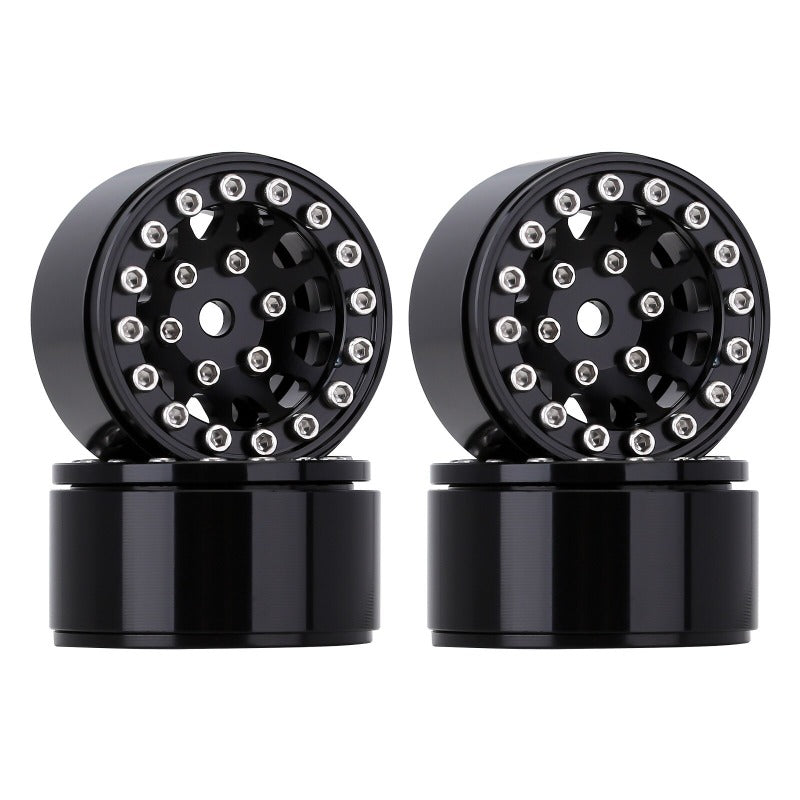 INJORA 1.0" 12-Spokes Beadlock Aluminum Wheel Rims for 1/24 RC Crawlers (4) (W1049) 7 INJORA 1.0" 12-Spokes Beadlock Aluminum Wheel Rims for 1/24 RC Crawlers (4) (W1049)