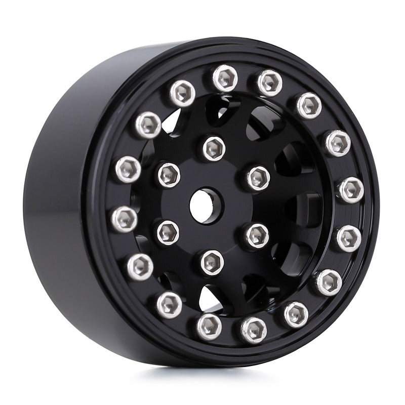 INJORA 1.0" 12-Spokes Beadlock Aluminum Wheel Rims for 1/24 RC Crawlers (4) (W1049) 8 INJORA 1.0" 12-Spokes Beadlock Aluminum Wheel Rims for 1/24 RC Crawlers (4) (W1049)