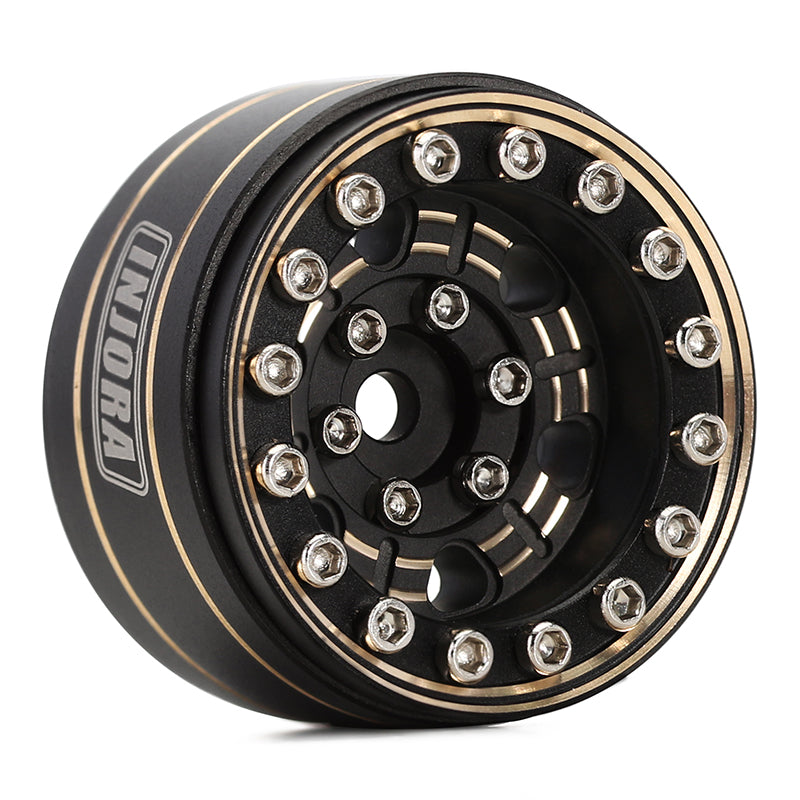INJORA 1.0" 47g/pcs Brass Beadlock Wheels Negative Offset 3.15mm for 1/24 RC Crawlers (W1005) 5 INJORA 1.0" 47g/pcs Brass Beadlock Wheels Negative Offset 3.15mm for 1/24 RC Crawlers (W1005)