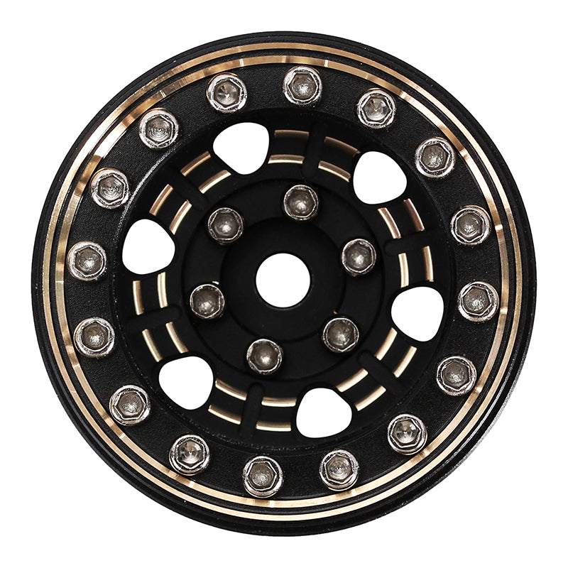 INJORA 1.0" 47g/pcs Brass Beadlock Wheels Negative Offset 3.15mm for 1/24 RC Crawlers (W1005) 6 INJORA 1.0" 47g/pcs Brass Beadlock Wheels Negative Offset 3.15mm for 1/24 RC Crawlers (W1005)