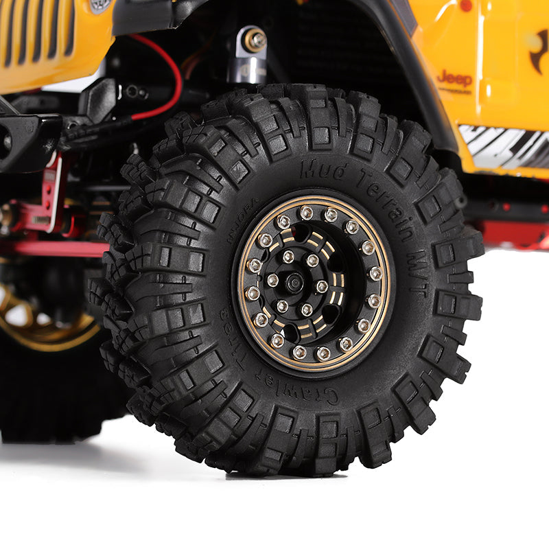 INJORA 1.0" 47g/pcs Brass Beadlock Wheels Negative Offset 3.15mm for 1/24 RC Crawlers (W1005) 9 INJORA 1.0" 47g/pcs Brass Beadlock Wheels Negative Offset 3.15mm for 1/24 RC Crawlers (W1005)