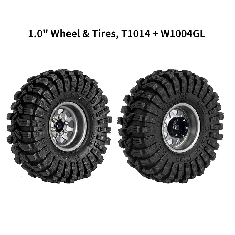 INJORA 1.0" 62*22mm -3.78mm Offset Beadlock Wheel Rims Tires Set for 1/24 RC Crawlers (4) (W1004-T1014) 13 INJORA 1.0" 62*22mm -3.78mm Offset Beadlock Wheel Rims Tires Set for 1/24 RC Crawlers (4) (W1004-T1014)