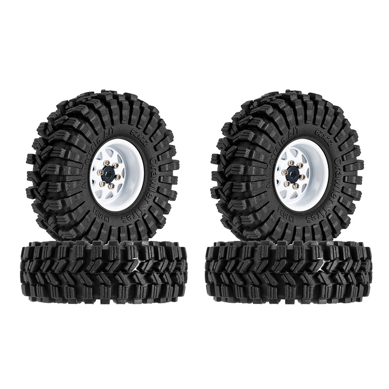 INJORA 1.0" 62*22mm -3.78mm Offset Beadlock Wheel Rims Tires Set for 1/24 RC Crawlers (4) (W1004-T1014) 15 INJORA 1.0" 62*22mm -3.78mm Offset Beadlock Wheel Rims Tires Set for 1/24 RC Crawlers (4) (W1004-T1014)