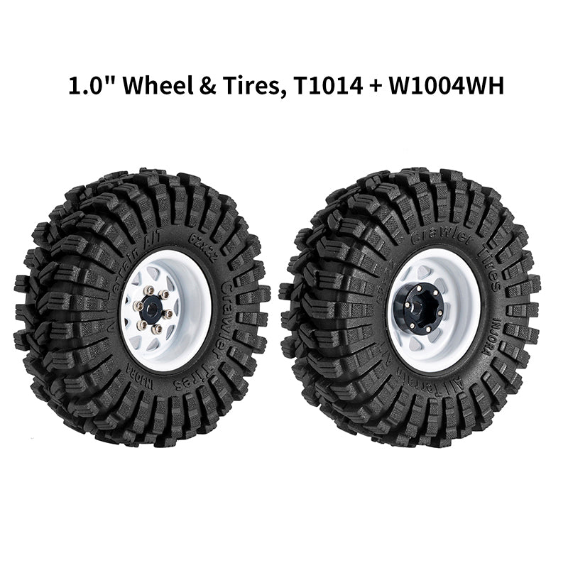 INJORA 1.0" 62*22mm -3.78mm Offset Beadlock Wheel Rims Tires Set for 1/24 RC Crawlers (4) (W1004-T1014) 19 INJORA 1.0" 62*22mm -3.78mm Offset Beadlock Wheel Rims Tires Set for 1/24 RC Crawlers (4) (W1004-T1014)