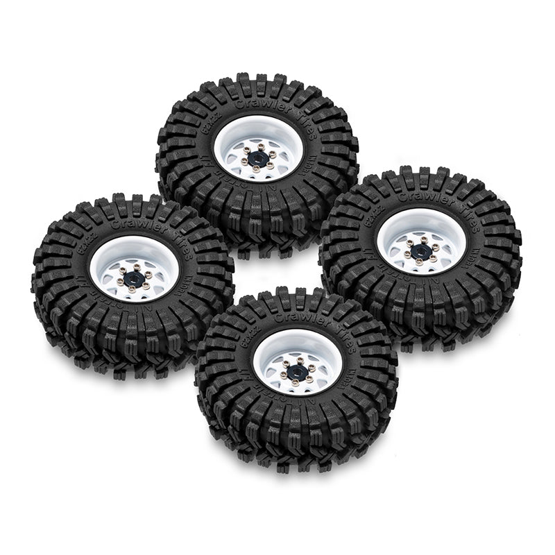 INJORA 1.0" 62*22mm -3.78mm Offset Beadlock Wheel Rims Tires Set for 1/24 RC Crawlers (4) (W1004-T1014) 20 INJORA 1.0" 62*22mm -3.78mm Offset Beadlock Wheel Rims Tires Set for 1/24 RC Crawlers (4) (W1004-T1014)