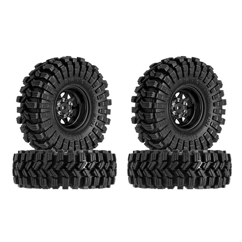 INJORA 1.0" 62*22mm -3.78mm Offset Beadlock Wheel Rims Tires Set for 1/24 RC Crawlers (4) (W1004-T1014) 3 INJORA 1.0" 62*22mm -3.78mm Offset Beadlock Wheel Rims Tires Set for 1/24 RC Crawlers (4) (W1004-T1014)