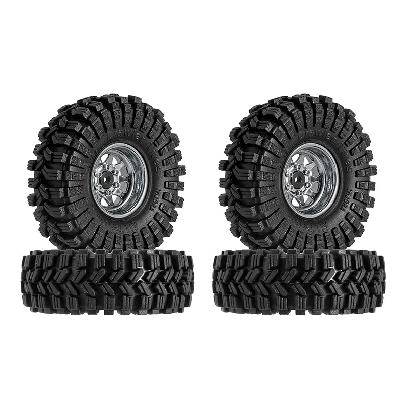 INJORA 1.0" 62*22mm -3.78mm Offset Beadlock Wheel Rims Tires Set for 1/24 RC Crawlers (4) (W1004-T1014) 21 INJORA 1.0" 62*22mm -3.78mm Offset Beadlock Wheel Rims Tires Set for 1/24 RC Crawlers (4) (W1004-T1014)