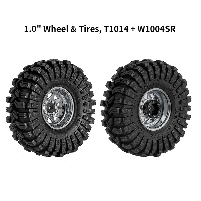 INJORA 1.0" 62*22mm -3.78mm Offset Beadlock Wheel Rims Tires Set for 1/24 RC Crawlers (4) (W1004-T1014) 25 INJORA 1.0" 62*22mm -3.78mm Offset Beadlock Wheel Rims Tires Set for 1/24 RC Crawlers (4) (W1004-T1014)