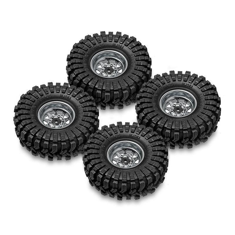 INJORA 1.0" 62*22mm -3.78mm Offset Beadlock Wheel Rims Tires Set for 1/24 RC Crawlers (4) (W1004-T1014) 26 INJORA 1.0" 62*22mm -3.78mm Offset Beadlock Wheel Rims Tires Set for 1/24 RC Crawlers (4) (W1004-T1014)