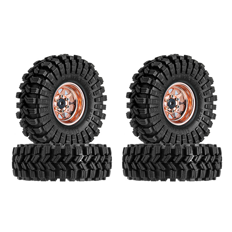 INJORA 1.0" 62*22mm -3.78mm Offset Beadlock Wheel Rims Tires Set for 1/24 RC Crawlers (4) (W1004-T1014) 27 INJORA 1.0" 62*22mm -3.78mm Offset Beadlock Wheel Rims Tires Set for 1/24 RC Crawlers (4) (W1004-T1014)