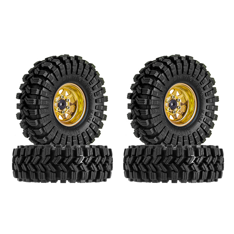 INJORA 1.0" 62*22mm -3.78mm Offset Beadlock Wheel Rims Tires Set for 1/24 RC Crawlers (4) (W1004-T1014) 33 INJORA 1.0" 62*22mm -3.78mm Offset Beadlock Wheel Rims Tires Set for 1/24 RC Crawlers (4) (W1004-T1014)