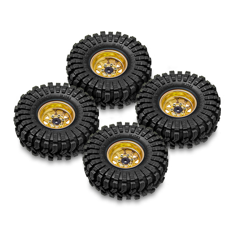 INJORA 1.0" 62*22mm -3.78mm Offset Beadlock Wheel Rims Tires Set for 1/24 RC Crawlers (4) (W1004-T1014) 38 INJORA 1.0" 62*22mm -3.78mm Offset Beadlock Wheel Rims Tires Set for 1/24 RC Crawlers (4) (W1004-T1014)