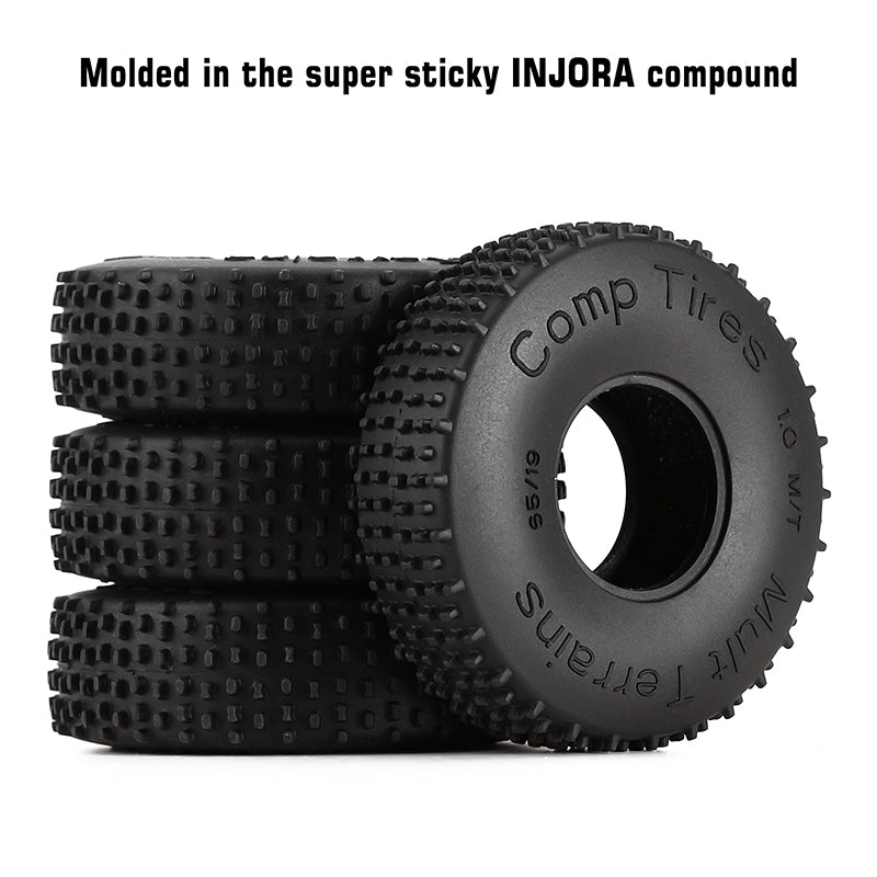 INJORA 1.0" Comp Pin Tires (4) (65*19mm) 3 INJORA 1.0" Comp Pin Tires (4) (65*19mm)