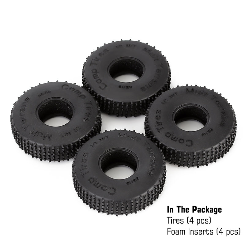 INJORA 1.0" Comp Pin Tires (4) (65*19mm) 7 INJORA 1.0" Comp Pin Tires (4) (65*19mm)